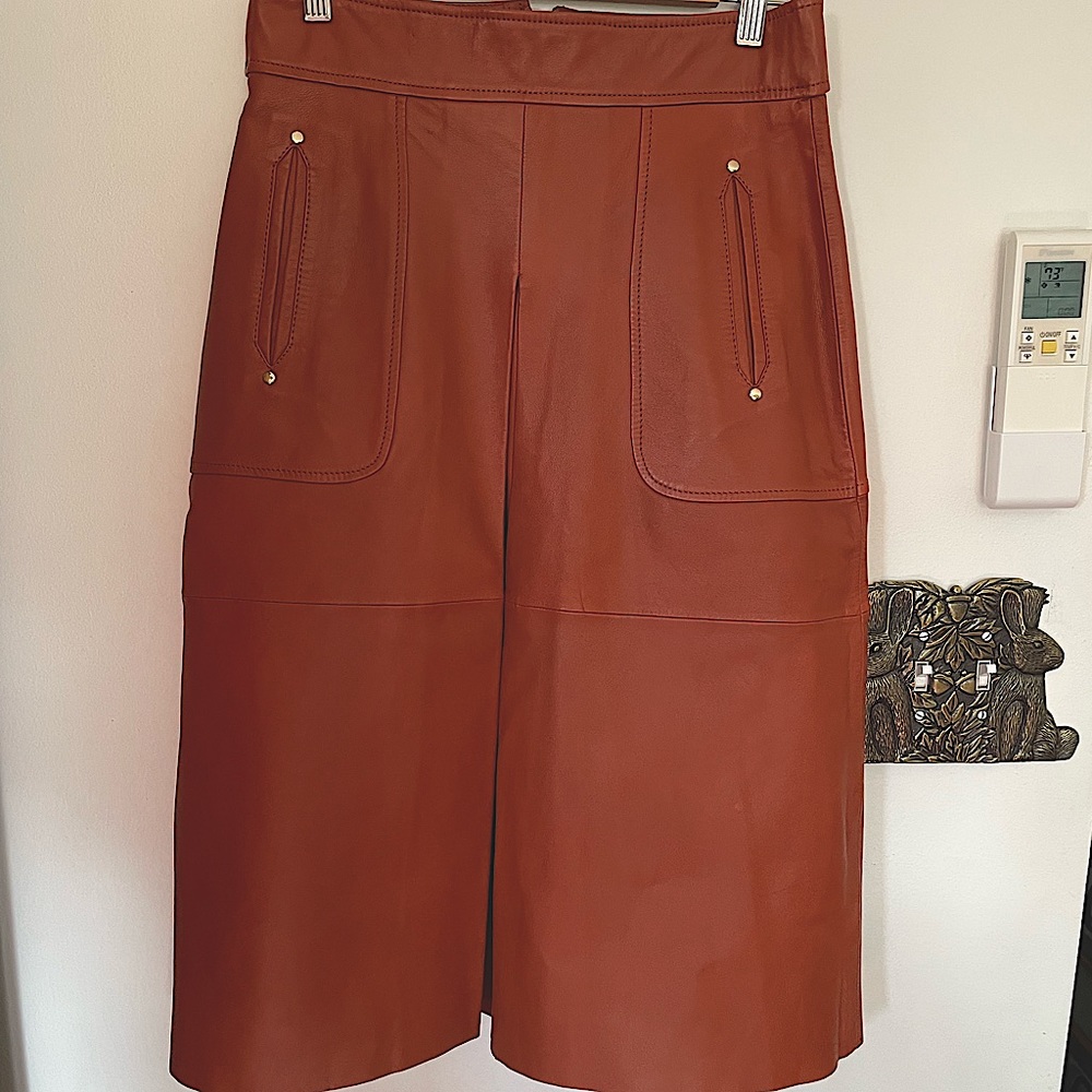 Zara Leather Skirt Size Small